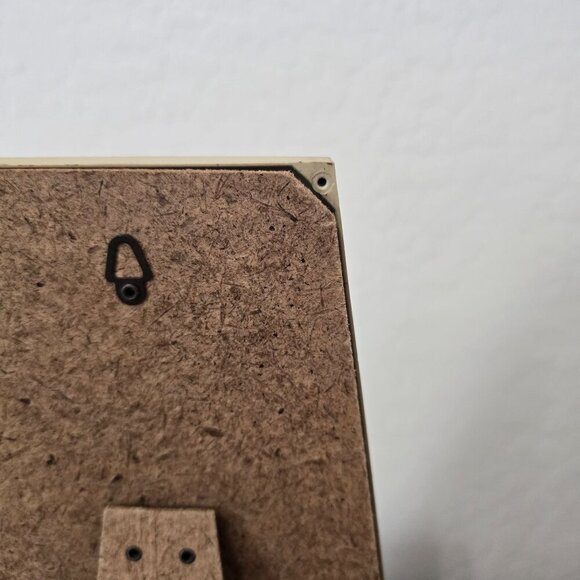 2 Beige Wooden Multi-Photo Slightly Distressed Frames Easel & Wall Mount Options - Picture 5 of 8